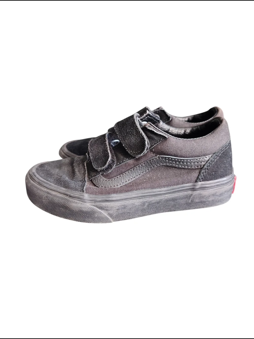 Vans Old Skool Blackout Sneakers Kids Size 13